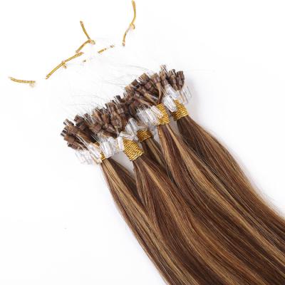 China 100% Virgin Remy Human Hair Micro Link Curl Ring Hair Extensions Jerry Curl Hot Sale Raw for sale