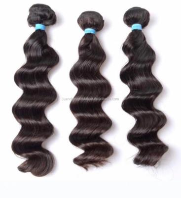 China Jerry Curl Hot Sale Loose Wave Cuticle Aligned Brazilian Remy Human Hair Bundle Good Quality Artificial Hair for sale