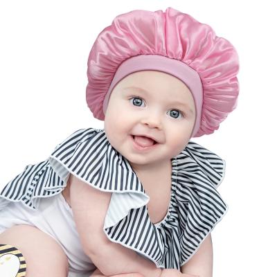 China Wholesale Satin Silky Headband Headband Baby Image Solid Color Band Satin Hair Band Wide Hood For Baby for sale