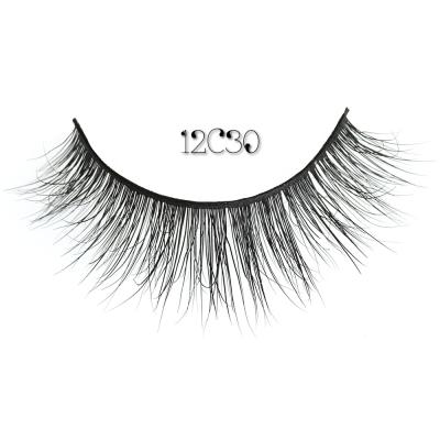 China Long Bundle Mink Lashes 3D Natural Custom False Eyelashes for sale