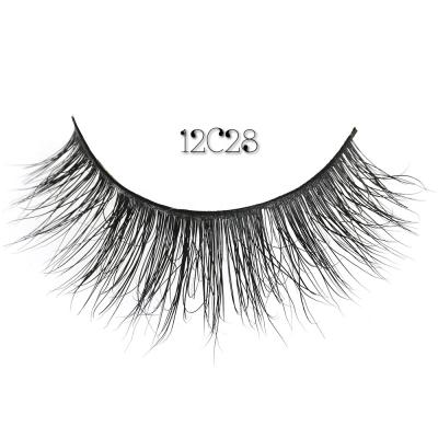 China Wholesale Premium Natural Mink Fur Eyelashes With Custom Long False Eyelash Box Full Strip Eye Lashes Private Label 100% Real 3D Mink Lashes for sale