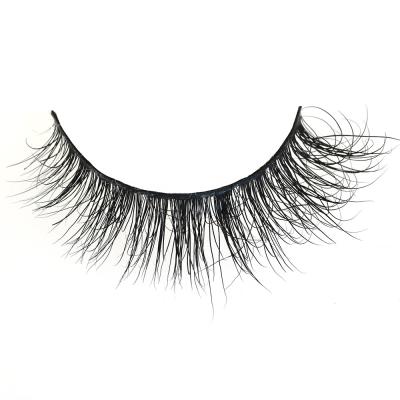 China Long New Style Natural Top Grade Custom Logo 3D Mink Eyelashes for sale