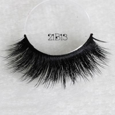 China Hot sale 100% pure hand made mink natural good quality long silk eyelashes lashes 3d mink eyelash for sale