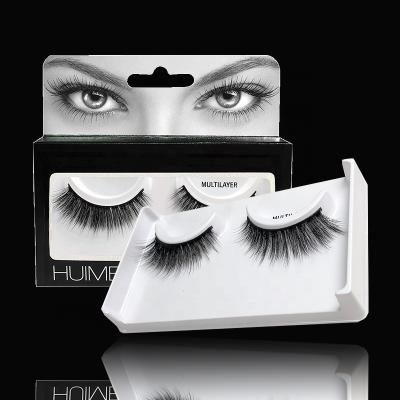 China Korean Silk Waterproof Fluffy 6D False Eyelashes Natural Supplier Lash Strips For Private Label for sale