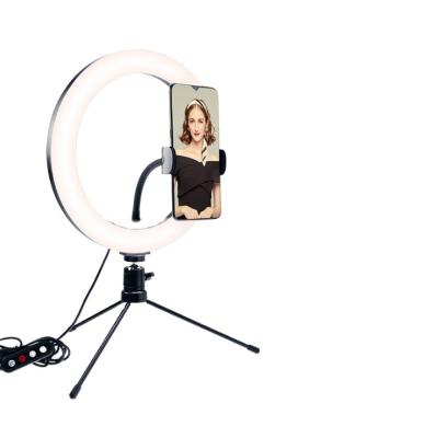 China Wholesale Dimmable 12w Selfie led Ring Light With Tripod Stand for Live Stream Makeup Youtube Video OL26 for sale