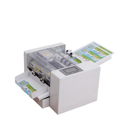 China Hotels A4 Paper Feeding Automatic Digital Business Card Slitter High Efficiency Automatic Cutting Machine DX-A4 for sale