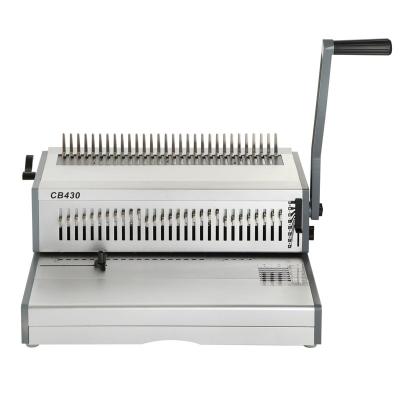 China DX-430 A3 Size Manual Comb Binding Machine for sale