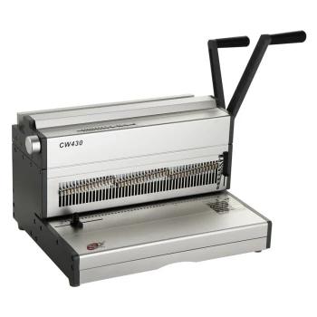 China Manual Double Wire Binding Machine A3A4 Book Binding FRONT 430mm for sale