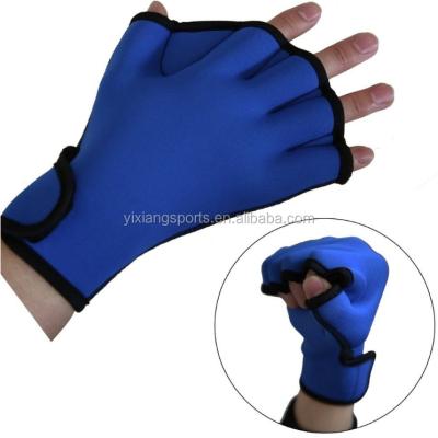 China Protective Customized Neoprene Swimming Gloves Sports Diving Gloves Swimming Duck Palm à venda