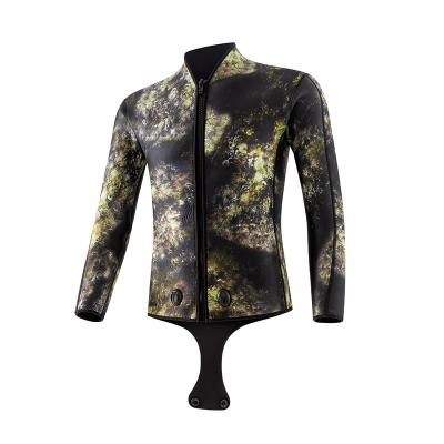 Cina Wholesale Pattern Super Split Stretch Camouflage Wetsuit Snorkeling Kayaking Diving Neoprene 3MM Swimming Fish Hunting Suit in vendita