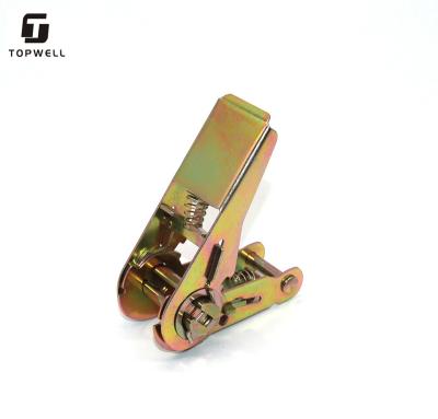 China Hot Sale 25mm 800kg Cargo Strap Galvanized Tie Down Ratchet Buckle for sale