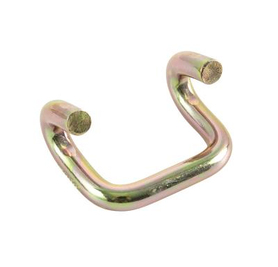 China Galvanized Heavy Industry J Hook 2inch Double Claw U Hooks For Ratchet Strap Open Wire Claw U Hook for sale