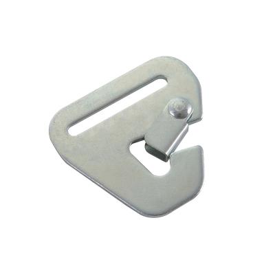 China Heavy Industry Heavy Duty Galvanized 2inch 800KG/1000KG E Hook With Safety Latch for sale