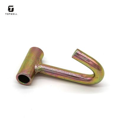 China Heavy Industry Welded Aluminum Tube J Inch 1-1/2 Fingerprint Single Hook for sale