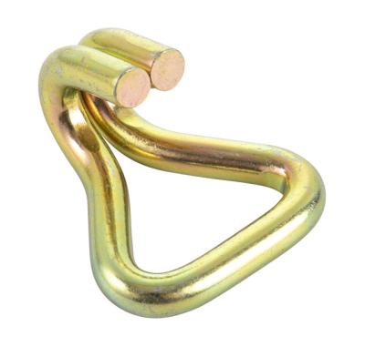 China Heavy Industry Wholesale 38mm Truck Link Down 2000kgs Double J-Hook Transport Belts Hooks for sale