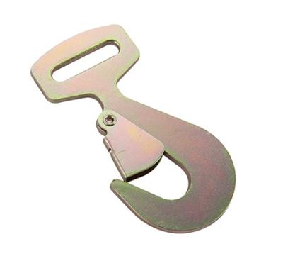 China Heavy Industry 2 Inch 5 Ton Metal Steel Zinc Plated Swivel Snap Hooks Flat Snap Hook With Latch Keeper Stainless Steel Snap Hook for sale