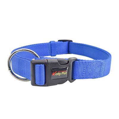 China Wholesale Custom Customized Tactical Dog Collar Padded Designers Training Airtag Logo Waterproof Luxury Nylon Pet Collar for sale