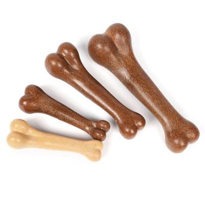 China Wholesale Viable Solid Resistant Bite Stick Bone Flavor Beef Flavor Hard Chew Dog Toy For Aggressive Chewers for sale