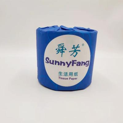 China Recycled Soft Pulp 24 Rolls Box Toilet Paper Rolls for sale