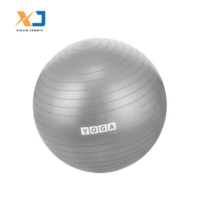 China Eco-friendly 55cm Yoga Exercise Gym Anti-shatter Ball Balance Non-Toxic Plastic PVC Yoga Exercise Ball for sale