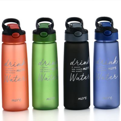 China Sustainable Custom Logo Prints Simple Modern Sport Water Bottle , 500ml BPA Free Water Bottle With Lid for sale