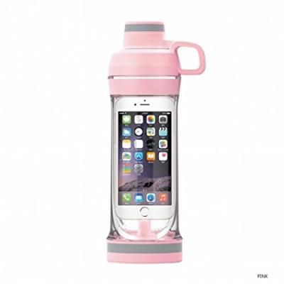 China Sustainable Material Bottle Ibottle , Tritan Sports Water Bottle With Phone Holder for sale