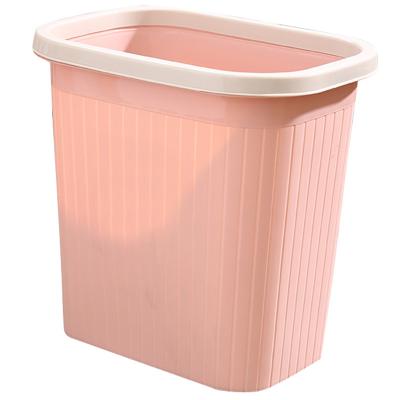 China Sustainable Kitchen Supply Household Plastic Colorful Decorative Kitchen Trash Bins for sale