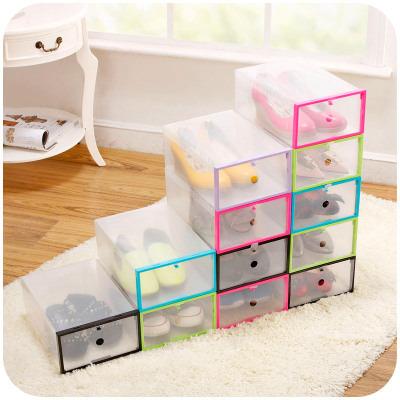 China Recycled Materials Clear Shoes Box Design , Shoes Box Plastic Cardboard Box For Shoes for sale