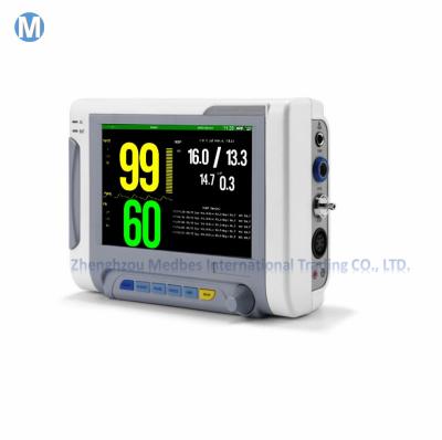 China 7 inch Vital sign Monitor 6 parameters Patient monitor Multi-parameter Patient monitor for sale