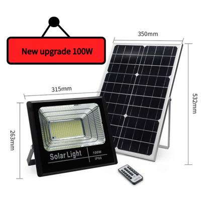 China High Quality Outdoor Garden Lighting Waterproof Aluminum Alloy 25W 40w 60w 100w Led Flood Light Solar Garden Light for sale