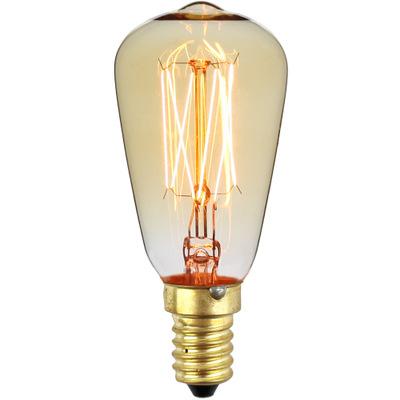 China Cooper Plating Cheap Edison Style ST38 Replacement Bulb 6W Vintage Edison Squirrel Cage Filament Light for sale