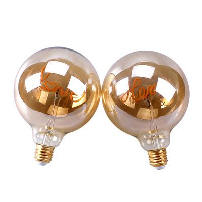 China HOTEL/bar 2200K Edison Style Decorative Light Bulb G125 Letter Soft Led Filament Bulb 2.5W for sale