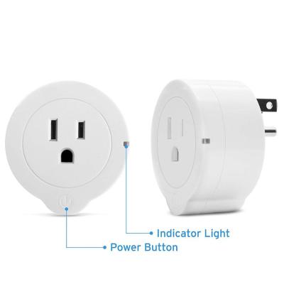 China Residential/Multi-purpose wifi outlet smart work with Google, Alexa iftttWiFi Mini Outlet Energy Monitoring with Timer for Home for sale