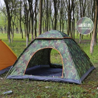 China Wholesale 3-4 Person Full Automatic Gear Tents Camping Tent Extended Sun Type Open Tent for sale