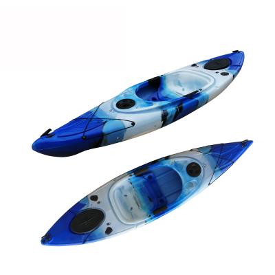 China LLDPE Ocean Heavy Duty High Quality Canoe Sit In Cheap Kayak One Person Single Kayak For Rental And Club for sale