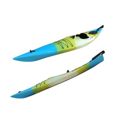 China Heavy Duty Hot Deal Professional HDPE Sit In Kayak Fishing Boat For Sale With Rudder for sale