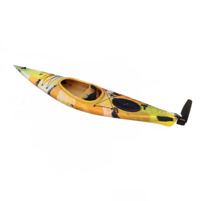 China Heavy duty high quality LLDPE plastic pedal kayak fishing kayak with canoe pedal plastic canoe for sale for sale