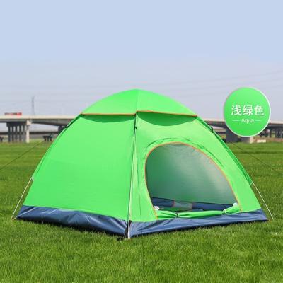 China Extended Type Fashion Durable Oxford Fabric Automatic Family Outdoor Camping Tent for sale