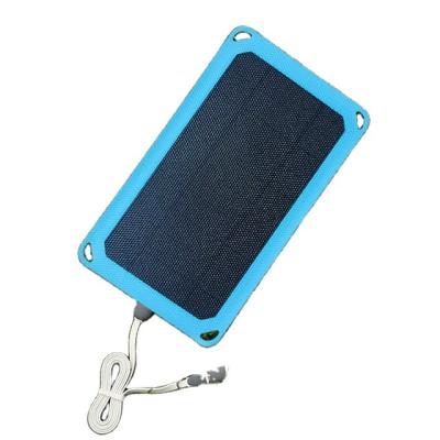 China Home Mobile Phone With USB Output 5w Solar Panel Waterproof Battery Solar Charger for sale