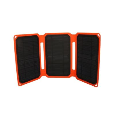 China Solar Panel Charging High Efficiency 15W Portable Solar Power Bank For Mobile for sale