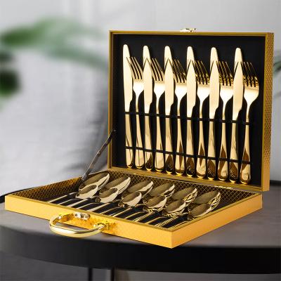 China Honey Cutlery Sets 3 In 1 Stainless Steel Stainless Steel Polish Mirror Gold Silver Western Tech Stainless Steel Tea Spoons Honey Cutlery Sets for sale