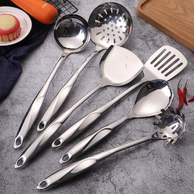 China Hot selling2023 viable 6pcs stainless steel home utensils cooking accessories tools instruments kichen accessories utensil set for sale