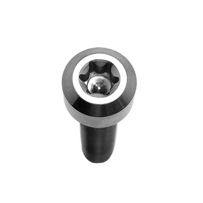 China BJ ZTC Bike and More Anodized GR5 Ti-6al-4V Titanium Alloy Bolts Flange Bolt Hex Titanium Bolt for sale