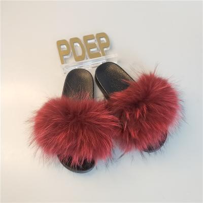 China Fashion Trend PDEP Hot Sale Fashion Small Fur Slippers For Women Real Faux Fur And House Slippers For Women! for sale