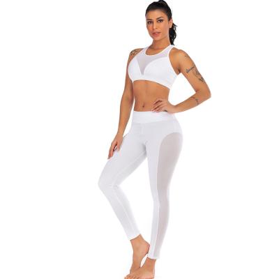 China 2020 Breathable PDEP Wholesale Yoga Sets Sports Bra Leggings Clothes Sports Gym Wear Women Set for sale