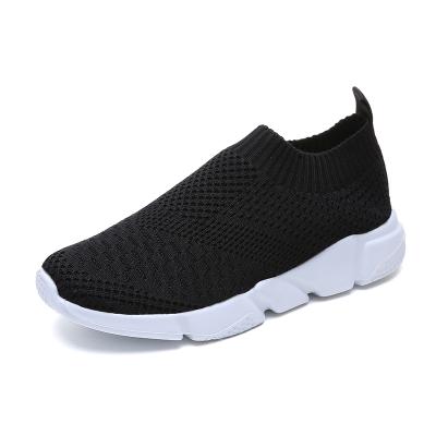 China Hot Sale Fashion Fly\Latest Design Comfortable\Durable\Breathable Knit Mesh Sports Shoes Women Sneakers Walking Running Shoes for sale