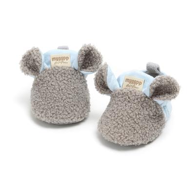 China Autumn Winter Newborn Cotton Anti-odor PDEP Girl Snow Boots Shoes Baby Warm Soft Single Plush Prewalker for sale