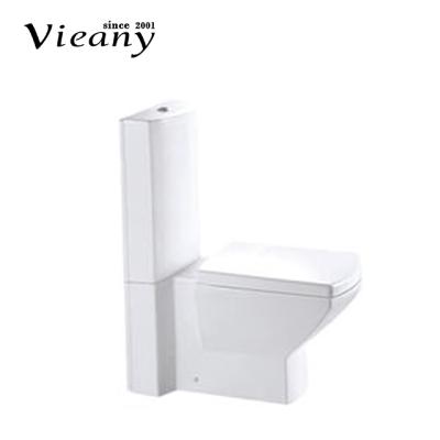 China Double-Flow Ceramic Sanitary Ware Bathroom WC Two Piece Toilet Set for sale