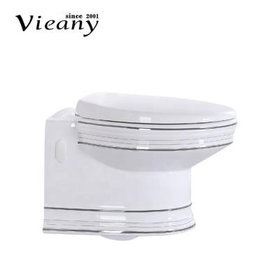 China Concealed cistern Vieany brand wall-hung toilet with 3/6L strong flushing water saving suitable for hotel villa apartment for sale