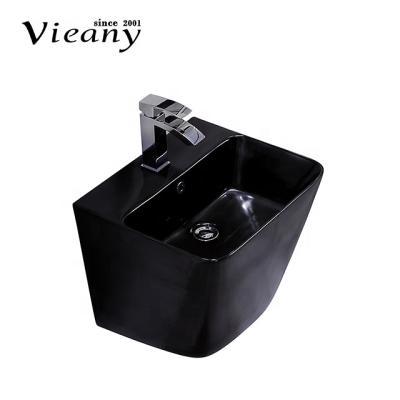 China Modern vieany sanitary ware bathroom square wall hung sink for wash hand in WC AB-261 for sale